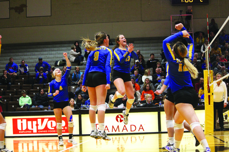 SECTION 3A VOLLEYBALL Early offense carries No. 1N Minneota over No